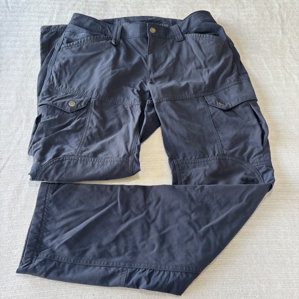 Duluth Trading Co Dry on the Fly Cargo Pants Ink Blue 10x31 Curvesetter Waist